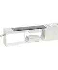 Bullseye Accurate Single Point Load Cell Top Shelf Weighing Sensor For Electronic Balance Packaging Scale Heavy Duty 50Kg Load Cell Built Tough Smooth Operation in silver with a black sensor pad.