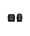 Black volume knob and channel selector cap from 10 Pack Two Way Radio Volume Knob And Channel Selector Cap Kit For HT750 HT1250 CP200 Series Radios