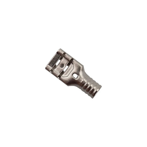 Supplying Demand T1112 1/4 in female quick-disconnect terminal, side view, for 12-10 AWG wires