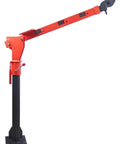 Heavy Duty Folding Truck Mounted Engine Hoist With 4000 Lb 12V Electric Winch And True 360 Swivel Jib Crane with extended arm
