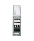 One In Six Out DIN Rail Terminal Block 690V Distribution Connector with flame resistant shell, brass conductor, clear cover