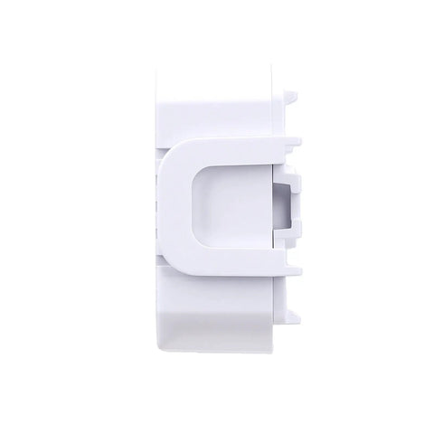 Smart Home Energy Monitor With Real Time Circuit Tracking For Heavy Loads And Ev Chargers side view of white sensor for electrical panel use