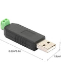 USB to RS485 Converter Adapter with dimensions, plug and play data transmission serial module for Windows 7 8 XP Vista.