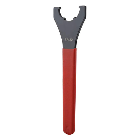 Spanner Clamping Nut Wrench For ER32 Collet Nuts red handle rock solid precision tool for CNC milling and lathe machines