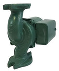 Badass Cast Iron Circulating Pump With Durable Bronze Cartridge Built To Outlast The Competition Smooth Whisper Quiet Operation High Capacity Output No Drama Easy Swap For Zero Zero Seven F Five side view showing heavy cast iron housing and motor unit.