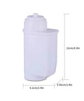 Prime Your Mug With This Solid Soft Water Filter For Coffee Makers, white inline filter measuring 11cm x 6.1cm, ideal for home brewers.