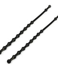 Two black heavy duty bungee cord clips for fire extinguisher strap replacements compatible with 860 862 mounts.