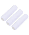 9 Inch Adjustable Paint Roller Set With Telescoping Extension Pole And Woven Fleece Covers For Walls And Ceilings Smooth Glide White Frame Easy Hustle Painting Kit three white woven fleece covers for painting.