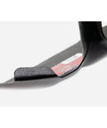 Close-up of Heavy Duty Square Point Shovel With 14 Gauge Steel Head And Long Fiberglass Handle For Landscaping And Gardening, 60 Inch Made In USA.