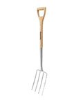 Heavy Duty Garden Fork Pitchfork 4 Prong Spading Tool With D Handle 43 Inch Steel Pitchfork For Compost Digging Aerating Soil Yard Work