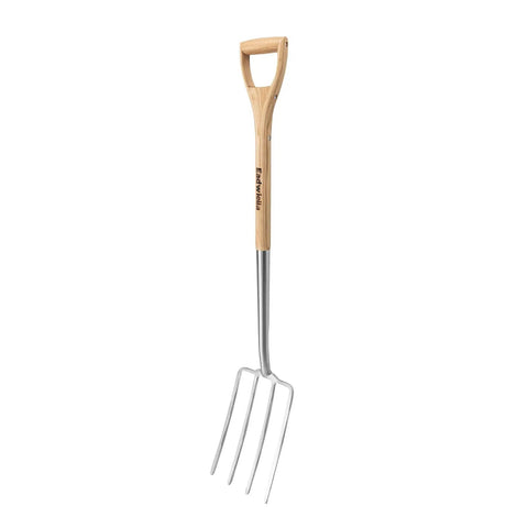 Heavy Duty Garden Fork Pitchfork 4 Prong Spading Tool With D Handle 43 Inch Steel Pitchfork For Compost Digging Aerating Soil Yard Work