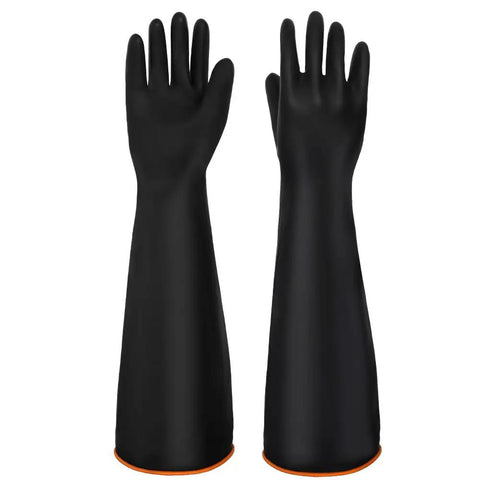 Tough As Nails 22 Inch Heavy Duty Rubber Gloves For Household Chores And Professional Cleaning Reusable Chemical Resistant Safety Gear.