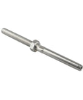 Premium Two Pack Marine Grade Stainless Steel Threaded Swage Stud Terminals M8X4 heavy duty rigging fitting close-up.