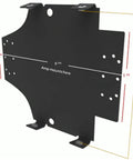 Amplifier Mounting Bracket For Harley Road Glide 15 Up BRAC Heavy Duty Amp Mounting Kit with measurements