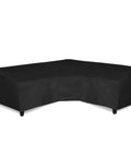 600D Patio V Shaped Sectional Sofa Cover Waterproof Outdoor Furniture Cover Built Tough Heavy Duty Garden Cover With Air Vent