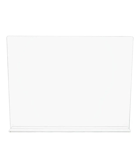 Clear Acrylic Splash Guard for Countertops and Bathrooms, Flat Top Protector, Built Tough, Shatter Resistant and Durable Countertop Shield
