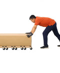 Beefy Wheels Heavy Duty Furniture Dolly With 500 Lb Capacity, Rolling Mover Cart, Non Slip Pads, Portable Platform For Couch, Piano, Appliances And Other Big Items with box on wheels