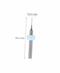 30Pc Printer Nozzle Unclogger Kit With Tungsten Steel Drill Bits For Micro PCB And Circuit Board Cleaning, drill bit size details