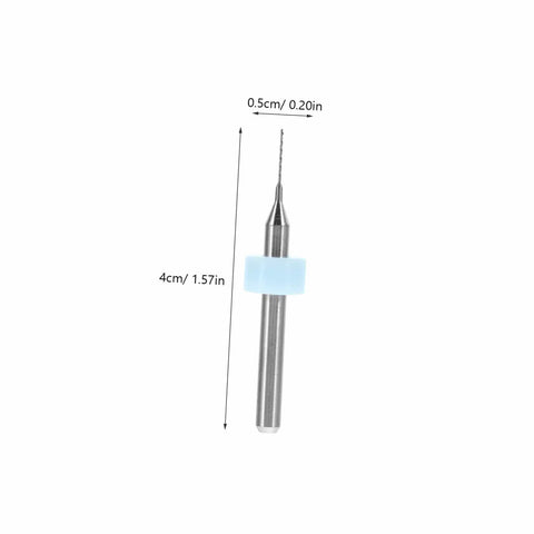 30Pc Printer Nozzle Unclogger Kit With Tungsten Steel Drill Bits For Micro PCB And Circuit Board Cleaning, drill bit size details