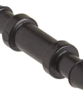 One Quarter Inch Drip Irrigation Barbed Coupling Connector Quick Connect 50 Pack For One Quarter Inch Tubing Fits Trees Shrubs Gardens Black Durable And Hassle Free Use Everyday, close-up view