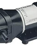 12 Volt Self Priming Water Pump With 294 GPH Flow, Three Quarter Inch Quick Connect Ports, Chemical Resistant Polypropylene Head