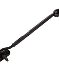 8 Inch Heavy Duty Barn Door Hook And Eye Latch, Solid Extra Thick Sliding Door Lock For Barn Gate Privacy, Black Finish, Rust Resistant Core