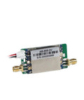 Close-up of Two Way LoRa Signal Booster And Power Amplifier Module for 863-870MHz and 902-928MHz, showing connectors and circuit board.