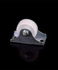 Heavy Duty 360° Swivel Caster Wheel, Silent Wear-Resistant Rubber, Locking Brake, Flat Top Plate for Carts, Shelves & Workbenches