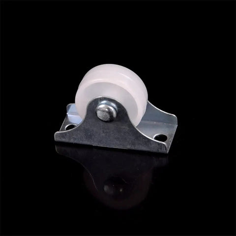 Heavy Duty 360° Swivel Caster Wheel, Silent Wear-Resistant Rubber, Locking Brake, Flat Top Plate for Carts, Shelves & Workbenches