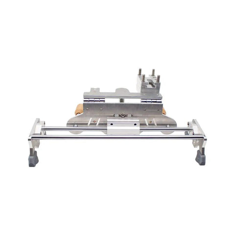Fast Flip Precision Belt Grinder Jig With Quick Adjust Angle Guide heavy-duty CNC cut base with smooth slide rail and stainless hardware.