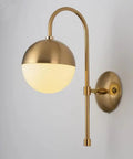 Retro Industrial Wall Sconces Featuring White Glass Ball Shades And Durable Iron Base To Amp Up Any Room For Bathroom Vanity Or Bedroom Decor Hardwired Wall Lamps With Warm Vibe For Living Room.