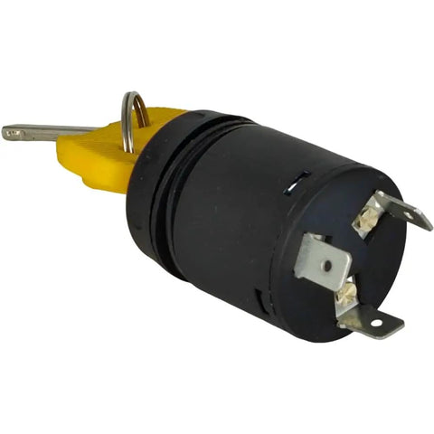 Heavy Duty Forklift Ignition Switch 28528240 With 701 Key On Off 3 Blade Terminals Compatible With Jungheinrich And Linde
