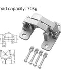 heavy duty stainless steel door hinge with bolts and 70kg load capacity diagram for secure and durable door installation