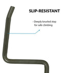 Step-Up Tree Step for Hunting Durable Slip-Resistant Tool-Free Install 4-Inch Step Area Supports Up to 750 Lbs Single Step Platform