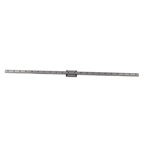 Black Linear Rail Guide 12mm Wide 550mm Length Miniature Precision Linear Motion System With Four Point Contact Block For Small Automation Projects Pro