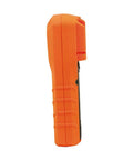 Side view of orange Digital Multimeter With Manual Ranging For Everyday Electrical Troubleshooting Measures Up To 600V AC DC.