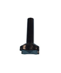 Top Shelf Long Screw Nut Clamping Bolt Accessory For Soft Serve Ice Cream Machines, heavy-duty black plastic clamp with diamond base.
