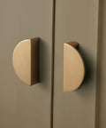 Champagne Bronze Zinc Alloy Cabinet Drawer Pull 2.5 Inch Center To Center Striped Decorative Handle