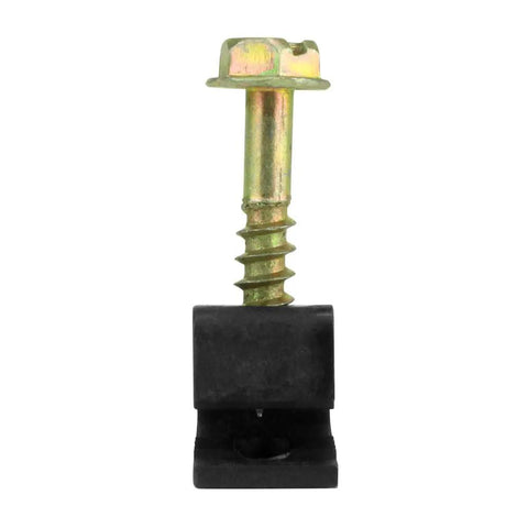 Flexible Cable Clips With Built-In Screw For RG Cables Pack Of 100 Black Easy Install Baseboard Or Door Frame Cable Management Flexible Polyethylene That Will Not Constrict Or Nip Wires For Pre-Wire Or After-Build Routing