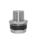 Stainless Steel One Quarter Inch NPT Female Bulkhead Coupler For Through Bulk Pipe Fitting, 1.5 inch length, corrosion resistant