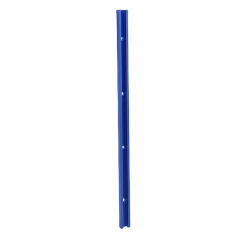 Universal Aluminum T Track 15.7 Inch Double Cut For Woodworking Three Quarter Inch Width Three Eighth Inch Depth Four Mounting Holes