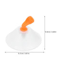 Windproof Spray Nozzle Set For Garden Hose And Sprayer, 9.7 cm transparent drift guard cover, for minimal chemical waste, 2 pack