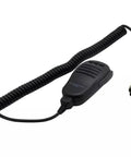 Rugged Handheld Speaker With Mic And Microphone Hanger for FT Series Ham Radios with coiled cable