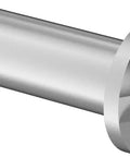 Professional Grade Steel Binding Barrels With 10 24 Thread Size And Badass Three Quarter Inch Truss Head Female Barrel Nut Zinc Plated Rust Proof Custom Hardware Mod Piece Built Tough, showing a close-up of a zinc plated barrel nut.