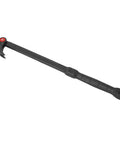 Extendable Indexing Pry Bar To Rip Off Stubborn Tire Beads And Clean Alloy Rims Smooth heavy duty CR V steel with knuckle guard.