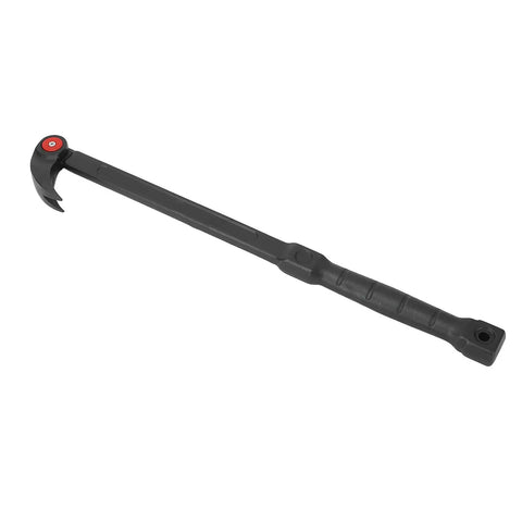 Heavy Duty Extendable Tire Pry Bar, Ergonomic Grip Steel Puller For Smooth Rim Safe Tire Change, angled view feature.