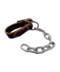 Kicking Chain For Horses Training Aid With Easy Fasten Leg Strap Durable Harness Leather And Latigo Lining Self Punishment Training Device Sized To Fit Average To Small Horses Horse Controlled Training Aid For Immediate Feedback