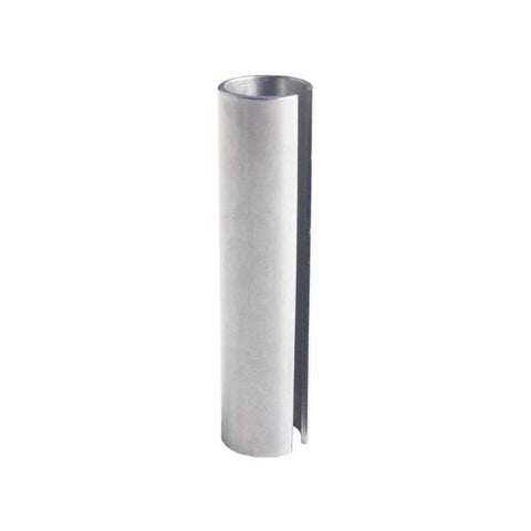 Shaft adapter sleeve, silver metal cylindrical bore reducer for pulley, 5/8 in x 3/4 in x 3 in