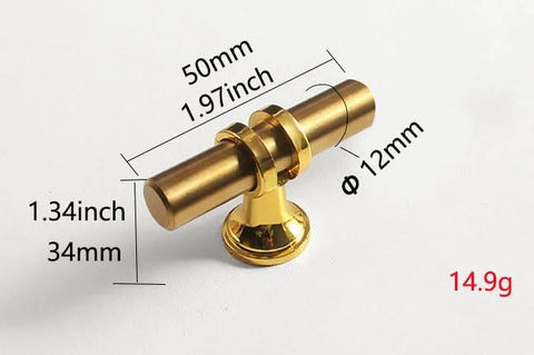 Gold Matte Cabinet Pull Handle Set For Kitchen And Dresser Drawers Stainless Steel Hardware dimensions