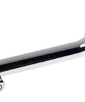 Chrome Steel Pivot Lock Hitch Pin 0.62 Inch Heavy Duty Hardened Steel With Tapered Ends For Easy Insertion shown in profile on white background